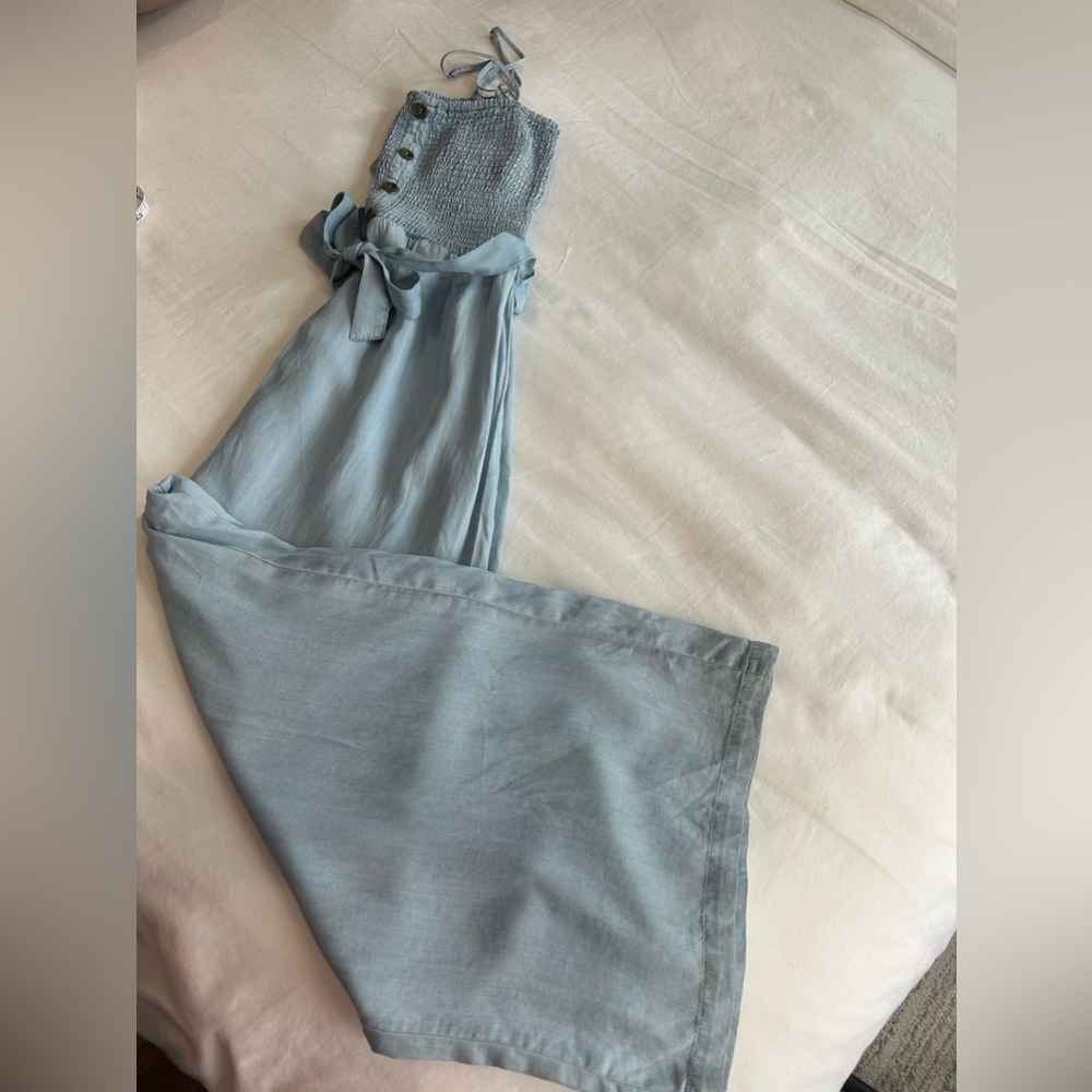 LOVE TREE - Spaghetti Strap Wide Leg Jumpsuit Size M - Picture 9 of 14